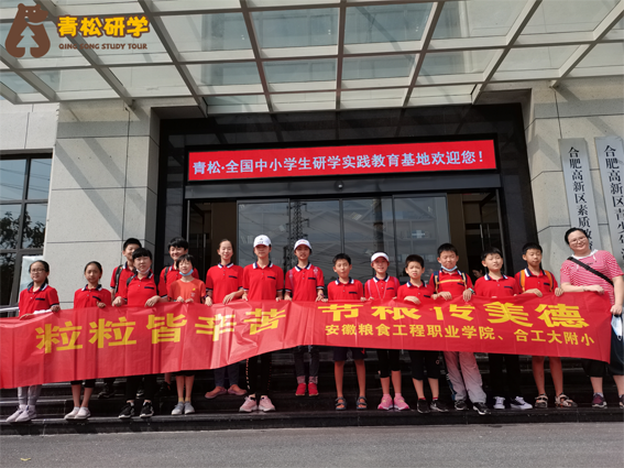 安徽糧食工程職業(yè)學院聯(lián)合合工大附小走進青松集團